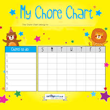 My Chore Chart Print What Matters