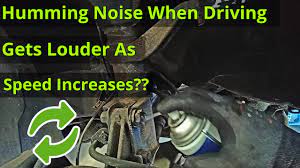 noise gets louder when going faster