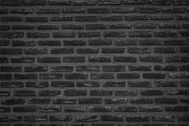 Old Pattern Stone Wall Background Black
