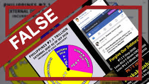 False Pie Chart Of Philippines National Debt Under 3