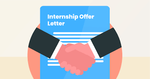 how to accept an internship offer