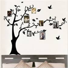 large photo frame tree vinyl wall art
