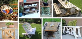 Adding a chic coffee table, an elegant end table, or a rustic dining table to your patio or porch is a must if you want to stretch your living space into the outdoors this summer. 45 Best Diy Outdoor Furniture Projects Ideas And Designs For 2021