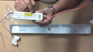 How To Replace A Fluorescent Lamp Ballast Youtube