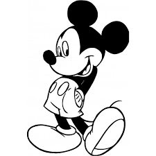 Free mickey mouse clipart black and white image 4 - Clipartix