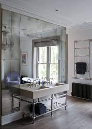 Large Mirror Tiles To Increase Space
