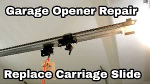replace garage door opener carriage