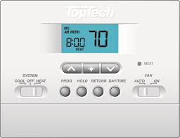 Before you get started, you'll need to pick a programmable you'll need a program for both the cooler months and the warmer months. Toptech Tt P 411 Digital Programmable Thermostats Carrier Hvac