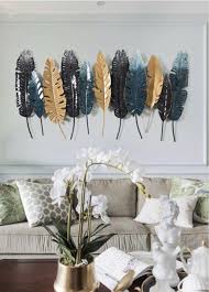 Nordic Wall Decoration Feather Leaves