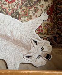 woozy wolf rug large doing goods