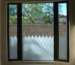 Etched Glass Window For Privacy