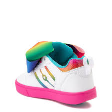 Shop the hot jojo siwa today on toysrus. Heelys Racer Jojo Siwa Trade Skate Shoe Little Kid Big Kid White Rainbow Journeyscanada