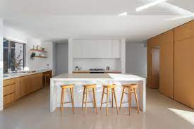 kitchen with concrete floors