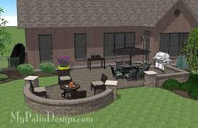 Outdoor Design With Seat Walls