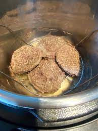 instant pot frozen burgers melanie cooks