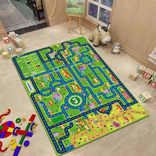 giant kids city road map play mat