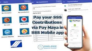 pay maya in sss mobile app