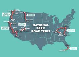 national park road trip ideas maps