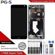 The phone is powered by quad core (2.35 ghz, dual core, kryo + 1.6 ghz, dual core, kryo) processor.it runs on the qualcomm. Ori Lcd For Asus Zenfone Ar Zs571kl A002 Touch Screen Digitizer Black Shopee Malaysia