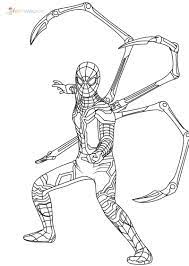 You can print or color them online at getdrawings.com for absolutely free. Iron Spiderman Coloring Pages New Pictures Free Printable