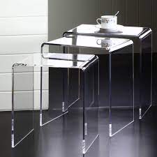 Nesting Tables Acrylic Side Table