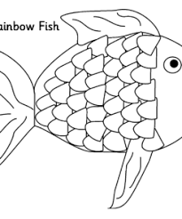 rainbow fish coloring pages printable