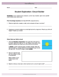 Student exploration building dna gizmo answer key an answering provider, unlike an automatic answering machine along with a recorded message, will present your potential. Circuit Builder Gizmo Answer Key Pdf