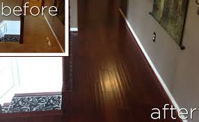 before after wood flooring home