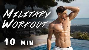 10 min military workout for at home