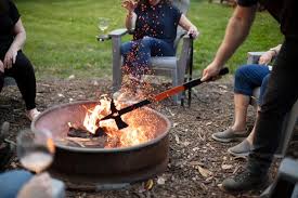 Wood And Gas Fire Pit And Fireplace