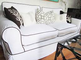 white slipcover sofa sofa
