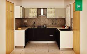 Best suitable kitchen designs for indian homes. Buy Heron Sleek U Shaped Kitchen Online Homelane India U Shaped Kitchen Interior Design Solutions Kitchen Design