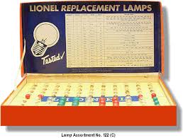 Lionel Trains 122 Lamp Assortment