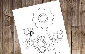 Thank you cards printable coloring page free printable coloring. Printable Thank You Cards Highlights