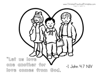 In this coloring page from ministry to children, you can learn how god describes love in 1 corinthians 13. Pin On Awana