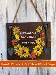 Personalized Garden Sign Gardening Gift