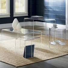 Chamonix Acrylic Oval Side Table