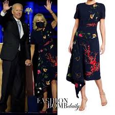 Born june 3, 1951) is an american educator who was the second lady of the united states from 2009 to 2017. Dr Jill Biden Wears A Black And Red Floral Oscar De La Renta Dress For President Joe Biden S Victory Speech Fashion Bomb Daily Style Magazine Celebrity Fashion Fashion News What To