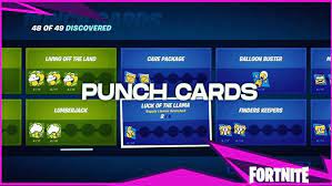 Mar 01, 2019 · for fortnite fans: Fortnite All Punch Cards And How To Complete Them