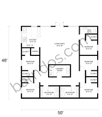 10 5 bedroom barndominium floor plans