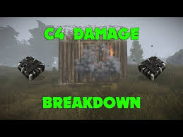 Rust C4 Damage Breakdown