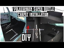 vw super beetle carpet installation 72