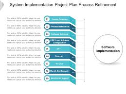 system implementation project plan