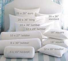room ornament pillows sizes