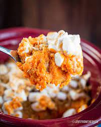 But holiday time always mean sweet potato casserole.this one is the closest to how my granny and mom made it. Crock Pot Sweet Potato Casserole Love From The Oven