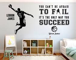 Basketball Quotes Decor Basket Wall
