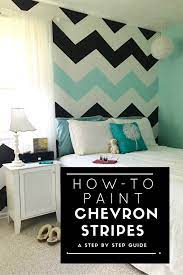 To Paint Chevron Stripes