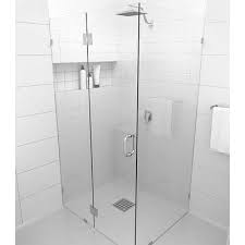 45 X 78 Hinged Frameless Shower Door