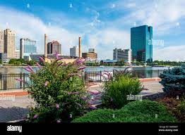 a panoramic view of downtown toledo