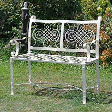 devonshire metal garden bench